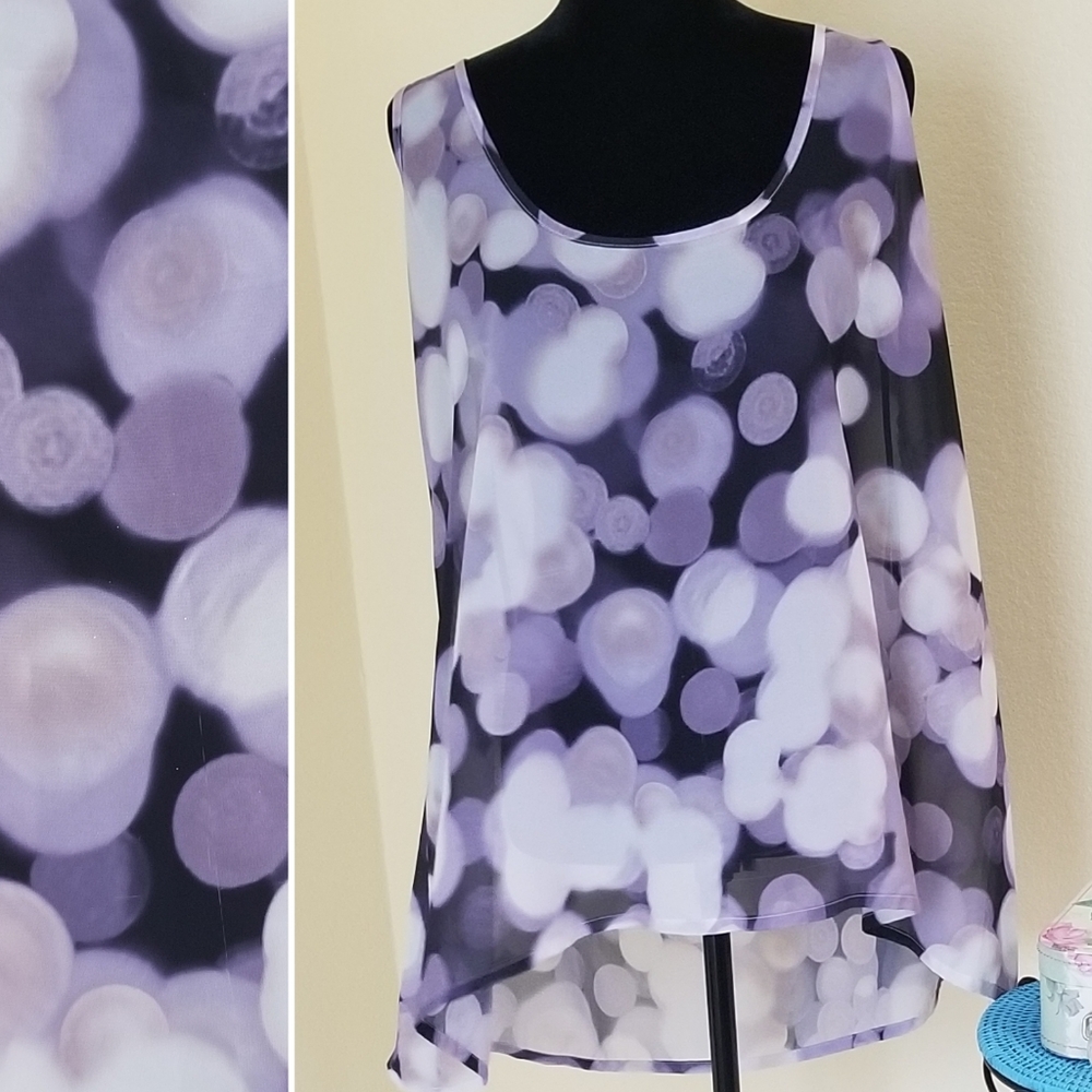 Z. Cavaricci Flowy Sheer Top